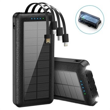 10000mAh Art-c Solartelefon-Ladegerät-kampierende tragbare Ladegerät-Solarenergie-Bank mit Kickstand