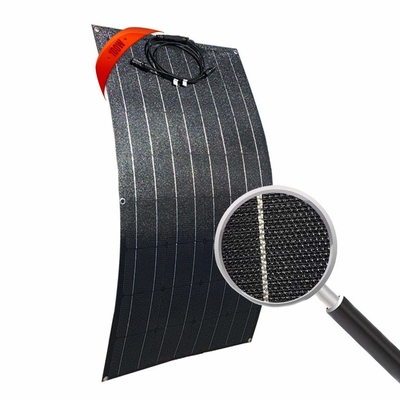 100 Watt-wasserdichter flexibler monokristalliner Sonnenkollektor-Monosolarmodul für RV