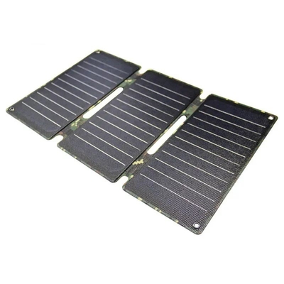 12V USB monokristallines Silikon-faltbare Sonnenkollektoren des Ladegerät-tragbares Sonnenkollektor-21W