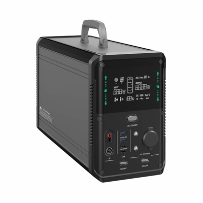 1500 Wh Solar Generator Station Backup Lithium Batterie Reine Sinuswelle Wechselstromsteckdose