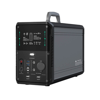 tragbarer Solargenerator 1500w 1380Wh im Freien für kampierende Hauptnotstromversorgung