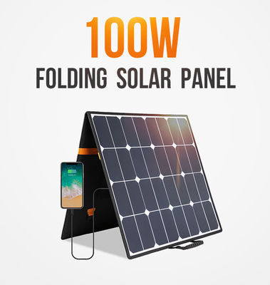 faltbares Sonnenkollektor-Ladegerät 32v mit 100 w für das Kraftwerk im Freien