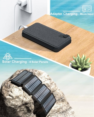 Macht-Bank-Ladegerät-Gremium Soems 25000mAh 6W Sonnenenergie für Handy
