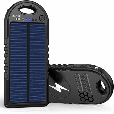 Energie-Bank USBs C 18W 10000mAh Sonnenenergie Ladegerät Soem