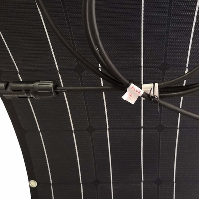 100 Watt-wasserdichter flexibler monokristalliner Sonnenkollektor-Monosolarmodul für RV