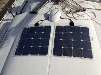 dünne flexible Sonnenkollektor-monokristallines Solarmodul 12V 110W für Auto-Boot