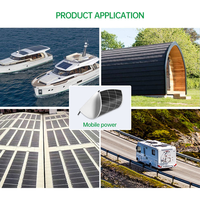 Tragbarer flexibler Solarflexibler formloser Sonnenkollektor des film-100W