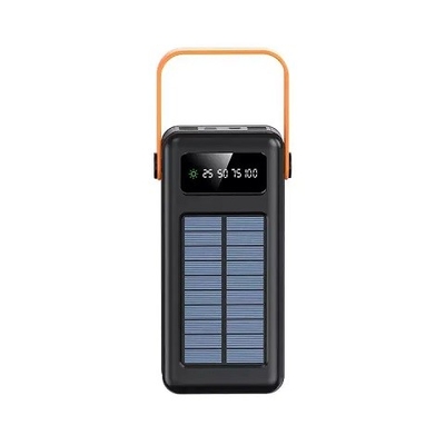 Solarenergie-Bank 30000mAh 100000mAh 120000 Mah Solar Charger Detachable Cable mit Abzugsleine