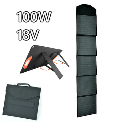 Solarzellen-Platte des flexible 5 Falten-faltbare Sonnenkollektor-100W 18v für Hauptim Freien