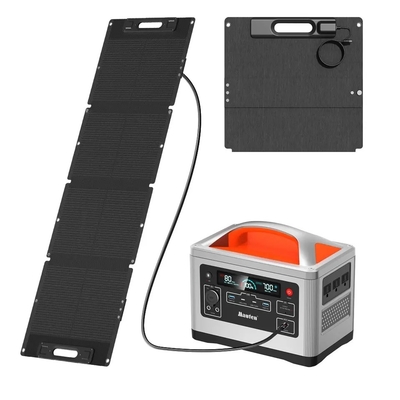 Tragbares wiederaufladbares Kraftwerk für den Heimgebrauch mit faltbaren Mini-Solarmodulen