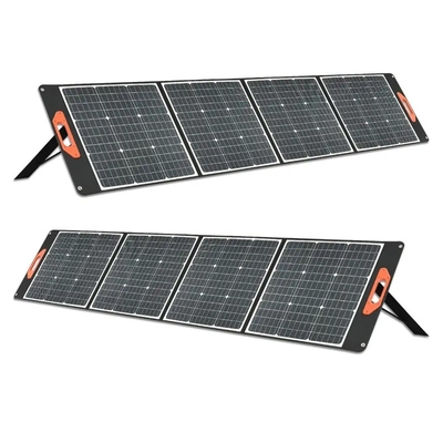 Monofaltbarer Sonnenkollektor des solarzellen-tragbarer Sonnenkollektor-200W mit USB-Ertrag