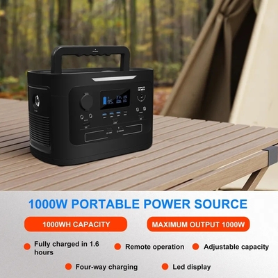 Lithium Portable Lifepo4 Solar Power Bank Station 1000W Außen für Auto Camping