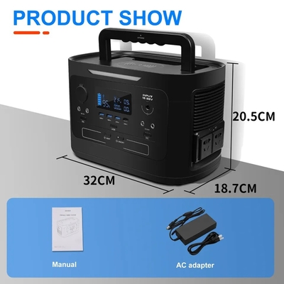 Lithium Portable Lifepo4 Solar Power Bank Station 1000W Außen für Auto Camping