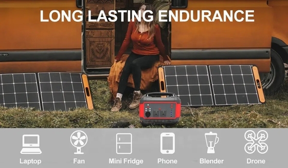 Schnelladungs-Solargenerator-tragbares Lithium-Batterie-Kraftwerk Wechselstrom-DC 600W USB
