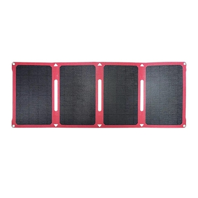 28w faltete Sunpower-Sonnenkollektor-flexible Tasche 12v/15v mit Macht-Ausrüstungen für das Kampieren