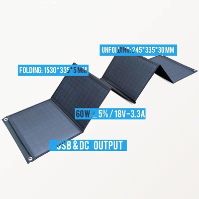 Sonnenkollektor-System-faltendes Zellmobile 120W 300W 600W im Freien, das für Haus auflädt