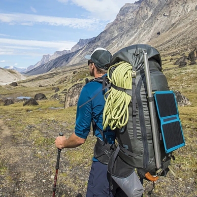 Tragbares faltendes Macht-Ladegerät des Sonnenkollektor-10W für das kampierende Reise-Wandern