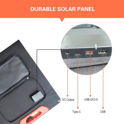tragbare faltende Sonnenkollektoren 200W 60W 100W 150W für Kampieren das im Freien