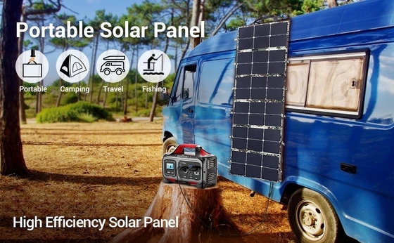 110 Watt Klappsolarkollektor ETFE Portable 6 Klappfahrzeug Ladegerät Zuhause Solarkollektor