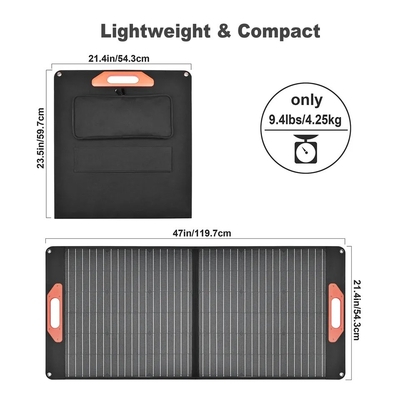ETFE 100W Solarpanel Klappladekit 60w 100w 3 Falte 5 Falte jedes einzelnen Modul