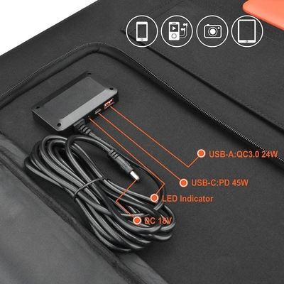 ETFE 100W Solarpanel Klappladekit 60w 100w 3 Falte 5 Falte jedes einzelnen Modul