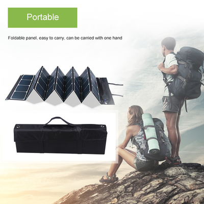 120W weg von faltbarem Sonnenkollektor Gitter Usb für Freien kampierendes Vanlife