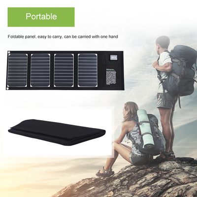 Tragbares faltbares Ladegerät des Sonnenkollektor-IPX4 20 Watt mit Ertrag Usb-2