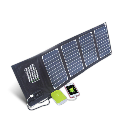 Tragbares faltbares Ladegerät des Sonnenkollektor-IPX4 20 Watt mit Ertrag Usb-2