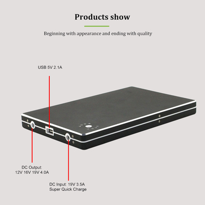 Art-c Laptop-Energie-Bank Li-Ion Battery Quick Charge 30000Mah 16V USB