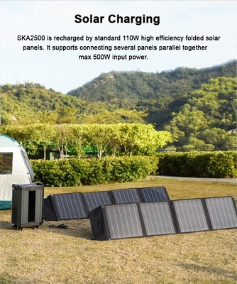 Hohe Leistung wieder aufladbarer angetriebener SolarMini Generator 4000W mit Wechselstrom-Ertrag