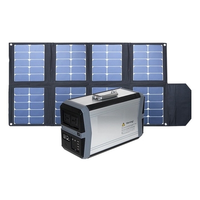 Tragbares Kraftwerks-kampierender Generator 5v USBs Solarwechselstrom 110v 220v DC-12v
