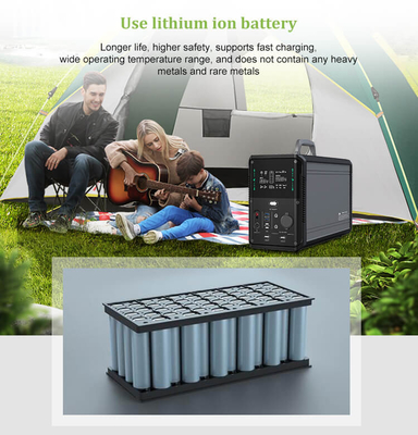 Solargenerator-tragbare Stromversorgungs-Solarunterstützung 1380Wh Lifepo4