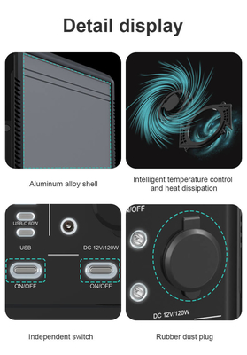 tragbare SolarBatteriestromversorgung 1500w 3000w des 110V Kraftwerk-Generator-Lifepo4