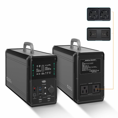 Solargenerator-tragbare Stromversorgungs-Solarunterstützung 1380Wh Lifepo4