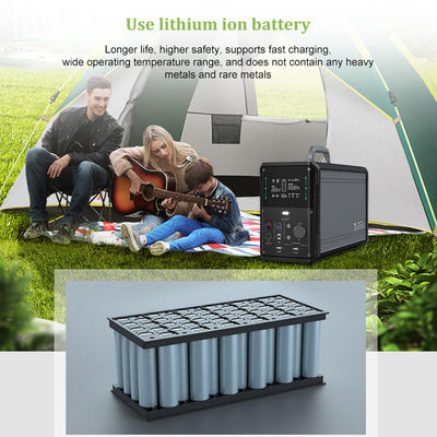 Tragbares generator-Kraftwerk 220v 110v 1kw Lifepo4 Solar