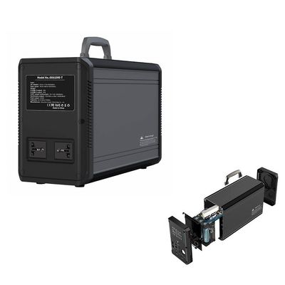 tragbarer Sonnenkollektor-Generator der Batterie-1075Wh für kampierende Unterstützung