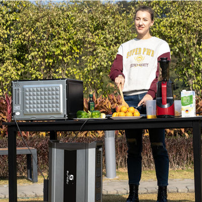 Wieder aufladbarer 4000 Watt-Solargenerator im Freien für Auto-Notfall