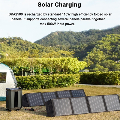 Energiegewinnungsbatterie Fabrik Soems 2500W für Solarenergiesystem-Sonnenkollektorbatterie für Not- oder Camping-Ausflüge