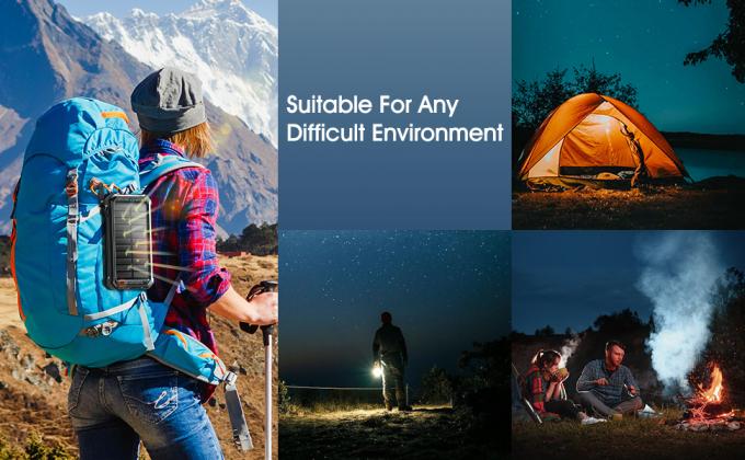 Wasserdichtes tragbares Sonnenenergie Bank-Ladegerät 26800mAh der Energie-IPX5 mit 3 eingebauten Kabeln 2